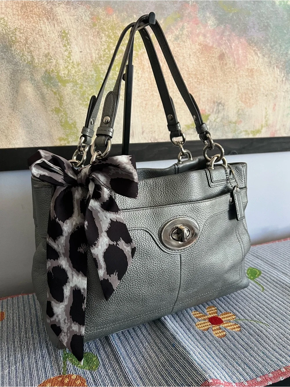 Coach Penelope Carryall Turnlock Satchel